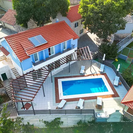 Sena- Private 5 Bedroom With Pool, Lovrec, Makarska Ferienhaus Opanci
