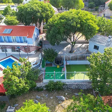 Sena- Private 5 Bedroom With Pool, Lovrec, Makarska *
